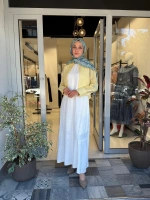 Color %100 Keten Kısa Gömlek TD-3682