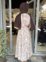 Daisy Desenli Lyocell Elbise TD-4813