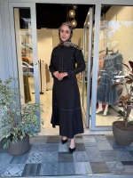 Daria Kontras Dikiş Detaylı Etekli Takım