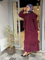 Elbise Bordo 40837