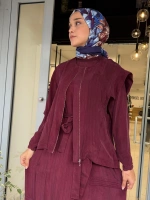 Elbise Bordo 40837