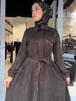 Elbise Kahverengi 40807