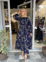 Espa Brit Düğmeli Vual Elbise TD-4800