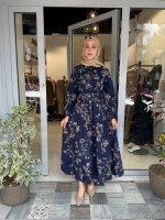 Espa Brit Düğmeli Vual Elbise TD-4800
