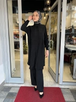 Hakim Yaka Uzun Cupro Tunik T26Y-8008