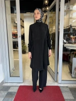 Hakim Yaka Uzun Cupro Tunik T26Y-8008