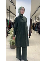 Hakim Yaka Uzun Cupro Tunik T26Y-8008