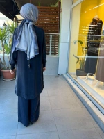 Hakim Yaka Uzun Cupro Tunik T26Y-8008