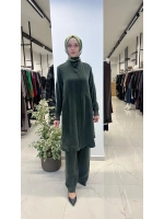 Hakim Yaka Uzun Cupro Tunik T26Y-8008