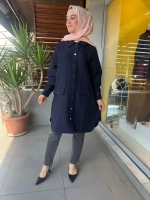 İnvee Kapitone Uzun Gömlek 6879