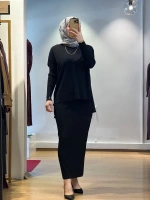 İnvee Triko Kalem Etek 5685