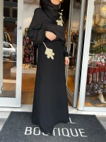 Jamıla Sarah Aplikeli Evaze Etek SS24-6012