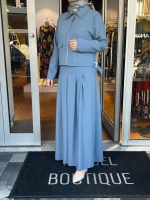 Jamıla Sarah Kısa Ceketli Pantolon Etek Takım SS24-9014