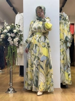 Jamıla Sarah Mehtap Elbise SS25-3089