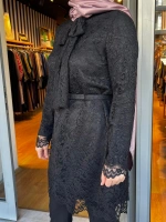 Jamıla Sarah Önü Bağlamalı Dantel Tunik SS24-2022