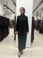 Kendinden Desenli Triko Etek 3262004