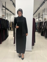 Kendinden Desenli Triko Tunik 3266011