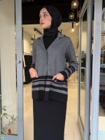 Klasik Kesim Triko Etek Black 3262103