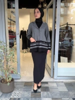 Klasik Kesim Triko Etek Black 3262103