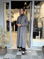 Kontrast Renkli Touch Me Uzun Hırka Navy 3269126