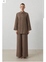 Leva Dantel Şerit Detaylı Pantolonlu Takım TD-4652