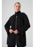 Mascara Kolları Düğme Detaylı Peluş Ceket 56MK1127