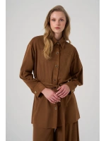 Mascara Kuşaklı Gömlek 56MK2108