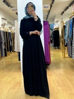 MissDalida A Kesim Yuvarlak Yaka Elbise T25Y-4070