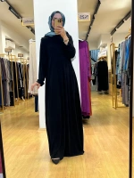 MissDalida A Kesim Yuvarlak Yaka Elbise T25Y-4070