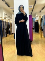 MissDalida A Kesim Yuvarlak Yaka Elbise T25Y-4070