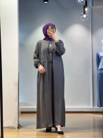 MissDalida Beli Bağcıklı Cupro Kap 25Y-8002