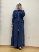 MissDalida Beli Büzgülü Cupro Ferace T25Y-8013