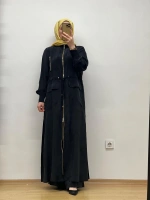 MissDalida Beli Büzgülü Cupro Ferace T25Y-8013