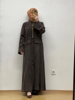 MissDalida Beli Büzgülü Cupro Ferace T25Y-8013