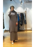 MissDalida Boğazlı Yaka Uzun Elbise T25K-4004