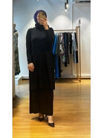 MissDalida Boğazlı Yaka Uzun Elbise T25K-4004