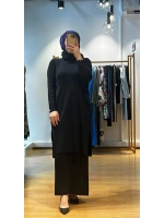 MissDalida Boğazlı Yaka Uzun Elbise T25K-4004