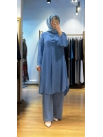 MissDalida Bol Paça Cupra Pantolon T24Y-7005