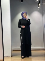 MissDalida Bol Paça Triko Pantolon 25Y-7001