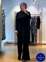 MissDalida Bol Paça Triko Pantolon T25K-7001