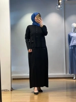 MissDalida Cep Kapaklı Triko Ceket 25Y-8009