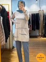 MissDalida Dar Paça Triko Pantolon T26Y-7000