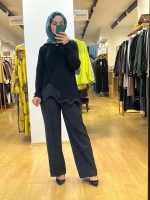 MissDalida Denim Boru Paça Pantolon T25PF-7008