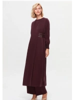 MissDalida Deri Kemer Detaylı Saten Yelek T25K-1004