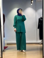 MissDalida Düğme Detaylı Balon Kollu Tunik T24K-6026