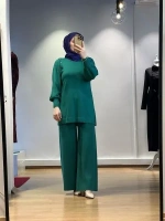 MissDalida Düğme Detaylı Balon Kollu Tunik T24K-6026