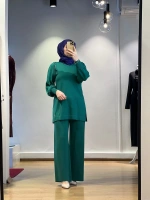 MissDalida Düğme Detaylı Balon Kollu Tunik T24K-6026