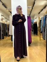 MissDalida Düğme Detaylı Cupro Elbise T25Y-8000