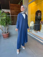 MissDalida Düz Renk Uzun Triko Hırka T25PF-9003