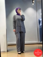 MissDalida Etek Ucu Cupro ASM. Kesim Triko Tunik 25Y-6009